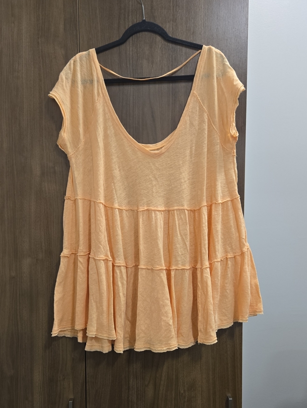 We The Free-"Sunshine in the Rain" Tiered Dress/Tunic-Size Small (Oversized) - Picture 5 of 15